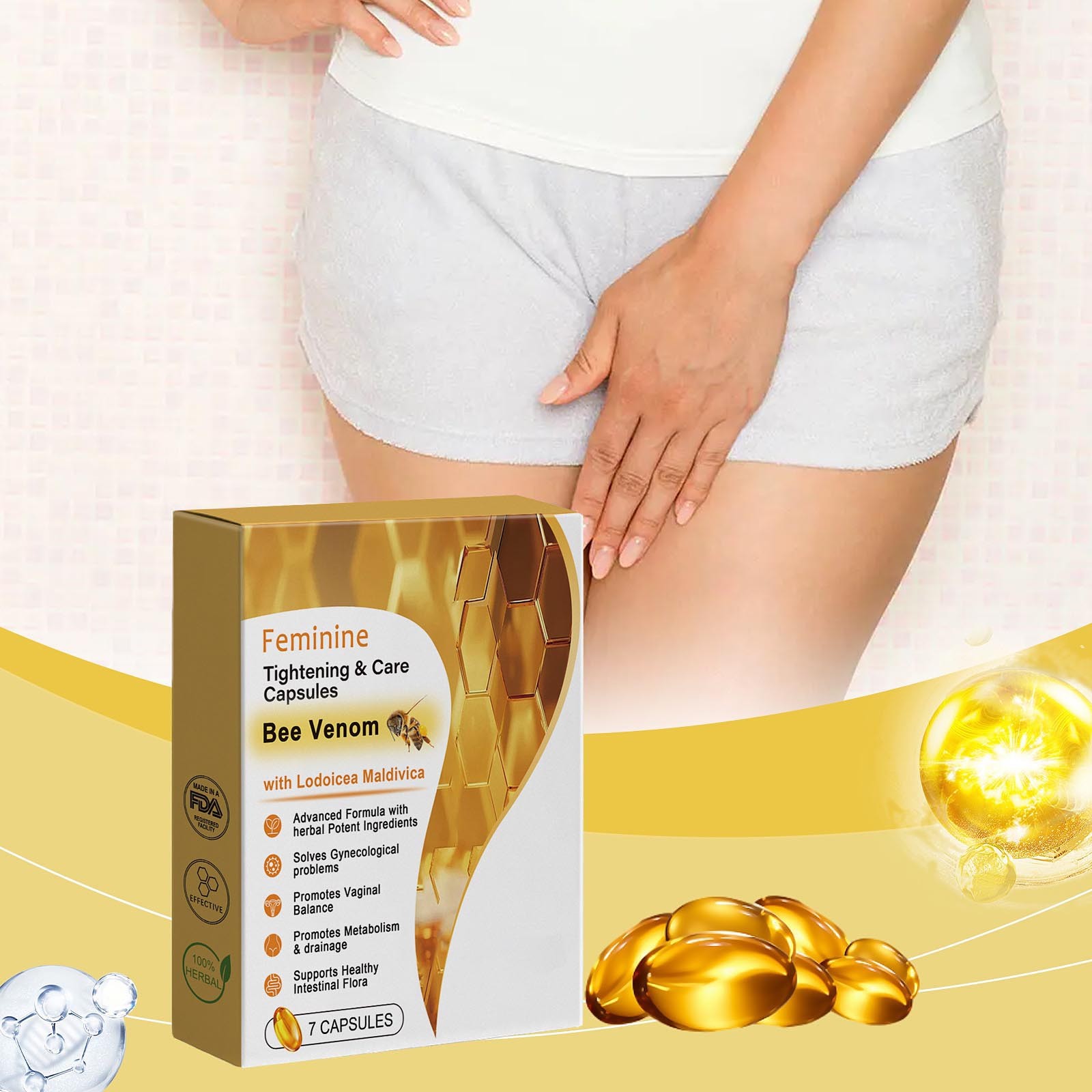 Bee Capsules Honey Bee Health  - Health Wellness Product ulasan dan harga