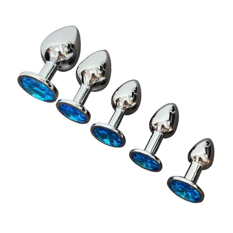 Blue Metal Anal Plug for Men A - Health Wellness Product ulasan dan harga
