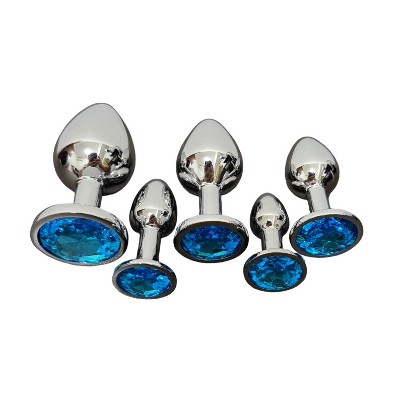Blue Metal Anal Plug for Men A - Health Wellness Product ulasan dan harga