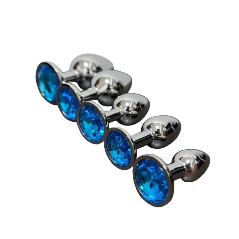 Blue Metal Anal Plug for Men A - Health Wellness Product ulasan dan harga