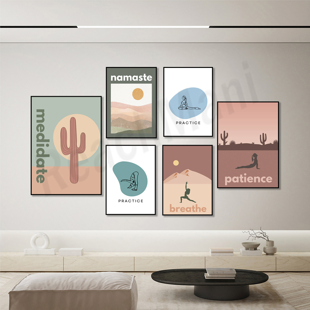 Safe Space Mindfulness Poster  - Health Wellness Poster ulasan dan harga