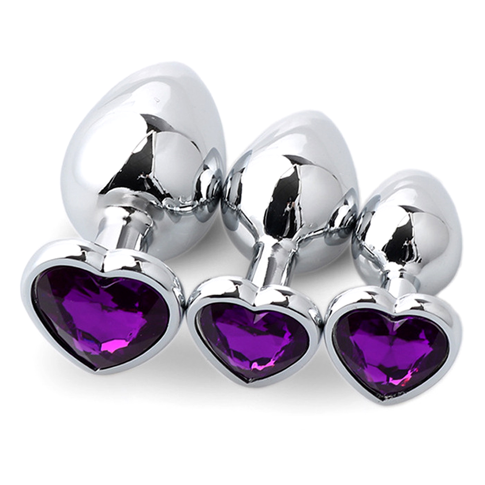 3PCS Metal Anal Plugs for Coup - Health Wellness Product ulasan dan harga
