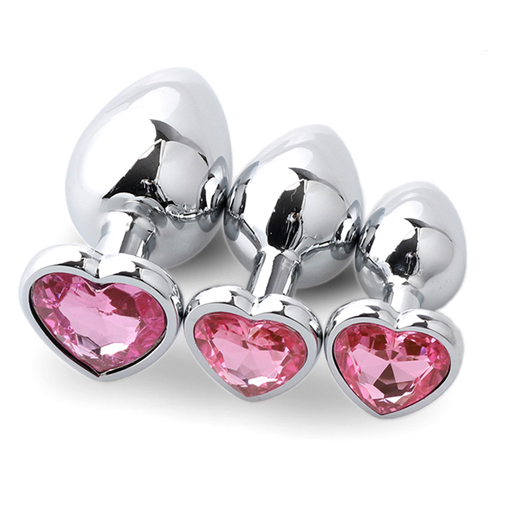 3PCS Metal Anal Plugs for Coup - Health Wellness Product ulasan dan harga