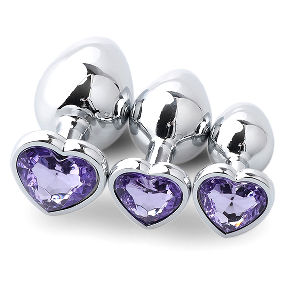 3PCS Metal Anal Plugs for Coup - Health Wellness Product ulasan dan harga