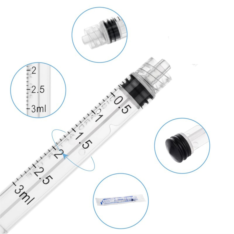 3ml 20 50 100Pcs Luer Lock Lab - Health Wellness Product ulasan dan harga