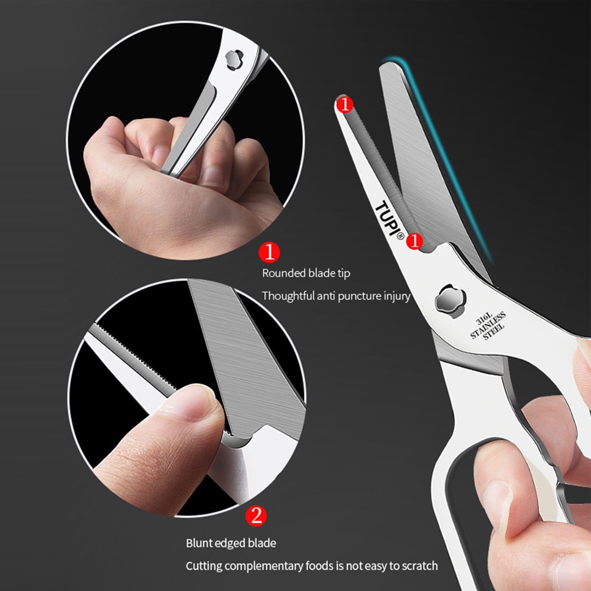 TUPI - Stainless Steel Scissor - Health Wellness Product ulasan dan harga